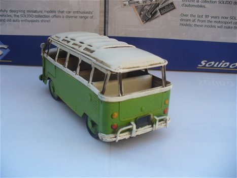 Tinplate Collectables 1/32 VW Volkswagen T1 Microbus Groen - 3