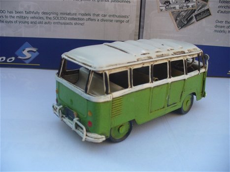 Tinplate Collectables 1/32 VW Volkswagen T1 Microbus Groen - 4