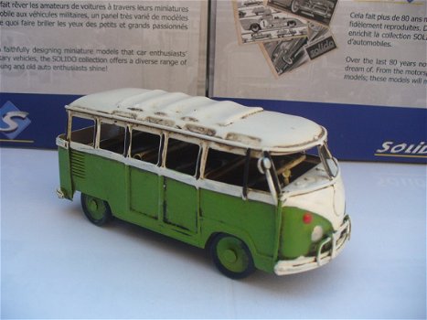 Tinplate Collectables 1/32 VW Volkswagen T1 Microbus Groen - 5