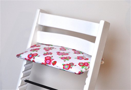 Gecoate panterprint' zitkussen voor stokke tripp trapp kinderstoel - 5