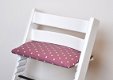 Gecoate vintage pink' zitkussen voor stokke tripp trapp kinderstoel - 1 - Thumbnail