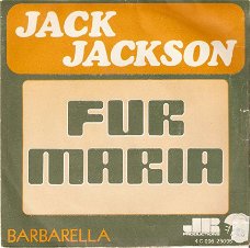 singel Jack Jackson - Fur Maria / Barbarella