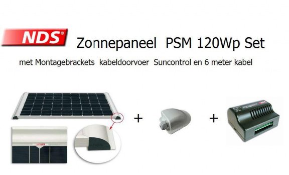 NDS Zonnepaneel 120W Set compleet - 1