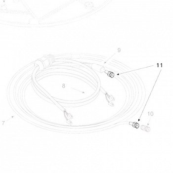 Teleco 15077 spare part Stekkerverbind. FF50 CL.E.Voy.65/85 - 1