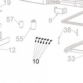 Telair 06113 spare part blindnagels voor Telair Airco - 1