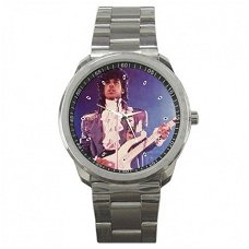 Prince "Purple Rain" Stainless Steel Horloge