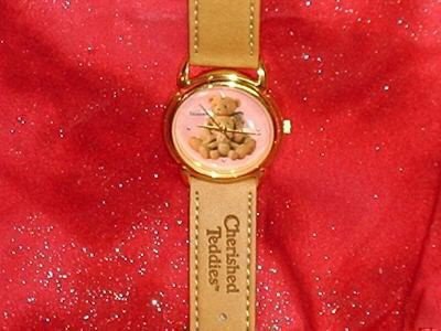 Schitterend 14k Goldplated Enesco Cherished Teddies Horloge - 1