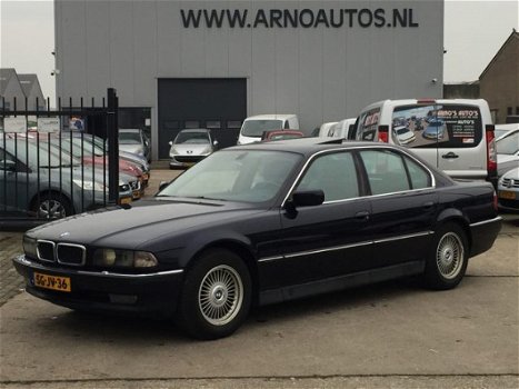 BMW 7-serie - 750i V12 AUTOMAAT, FULL OPTIONS, YOUNGTIMER, AIRCO(CLIMA), VOL-LEDER, CRUISE CONTROL, - 1