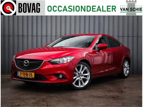 Mazda 6 - 6 2.0 HPL GT-M Leder, 1 Ste Eigen, 100% Dealer onderh., Navi, PDC V+A, NL-Auto - 1