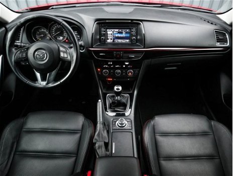 Mazda 6 - 6 2.0 HPL GT-M Leder, 1 Ste Eigen, 100% Dealer onderh., Navi, PDC V+A, NL-Auto - 1