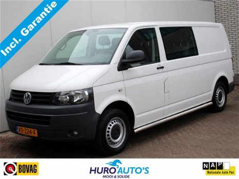 Volkswagen Transporter - 2.0 TDI L2H1 DC 6-zits Comfortline Airco Cruise Trekhaak - 1