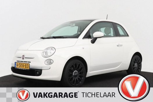 Fiat 500 - 0.9 TwinAir Lounge | Panoramadak | Parkeersensoren - 1