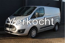 Ford Transit Custom - 270 2.2 TDCI 125 PK - Airco - Cruise - Trekhaak - € 10.900, - Ex