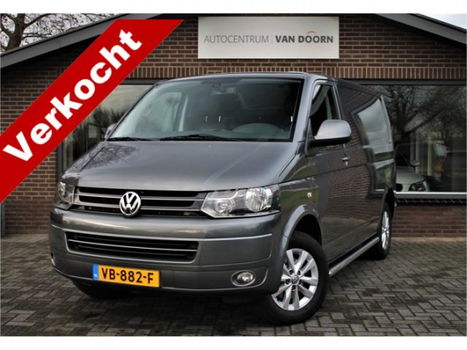 Volkswagen Transporter - 2.0 TDI 140pk | DSG Aut | Leer | 3-zits | Navi | Airco | Trekh | Side bars - 1