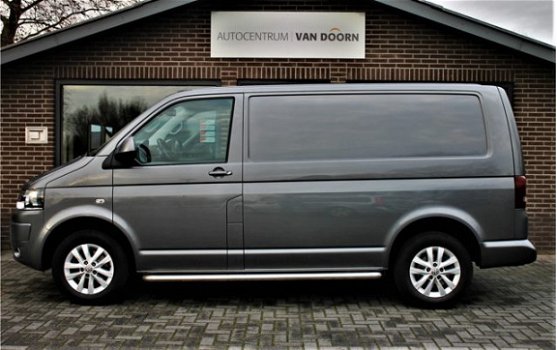 Volkswagen Transporter - 2.0 TDI 140pk | DSG Aut | Leer | 3-zits | Navi | Airco | Trekh | Side bars - 1