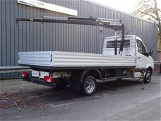 Volkswagen Crafter - 50 100 KW AUT EURO5 Hiab 033T Autokraan Laadkraan Airco Trekhaak 3500 kg Pick u