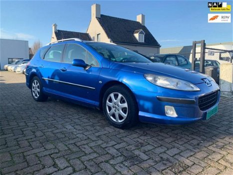 Peugeot 407 SW - 1.6 HDiF XR Pack ( LAGE KM - NAP / APK / AIRCO / CILMA / PANO ) - 1