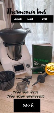 Thermomix TM5 connecté + 9 livres