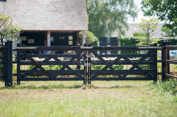Veld Omheiningen, Houten poort, Weidepoort landhekken tuin - nr. 1