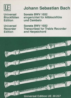 J.S. Bach Sonate BWV 1032 Treble Recorder and Harpsichord