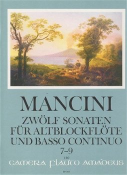 Mancini Sonaten 7-9 Altblockflote und Basso Continuo - 1