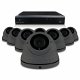 Camerabewaking set met 8 Dome camera – 4MP 2K HD – Analoog - 1 - Thumbnail