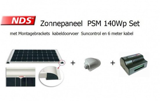 NDS Zonnepaneel 140W Set compleet - 1