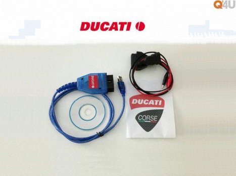 Ducati (Italiaanse) motorbike (3 pins) diagnose kabel en software - 1