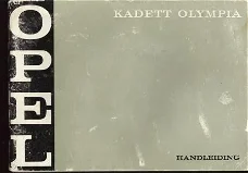 Handleiding Opel Kadett Olympia 1967