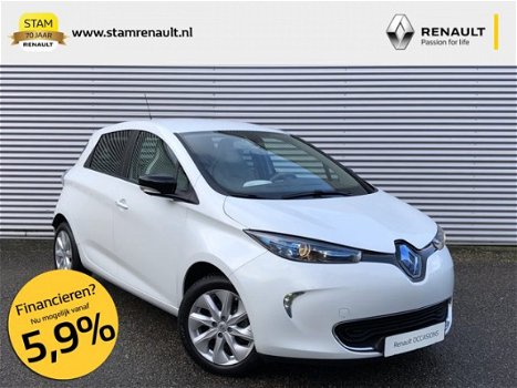 Renault Zoe - R240 Intens 22 kWh (Batterijhuur) 1ste eig., Camera, R-link, Climate, Park. sens., 16' - 1