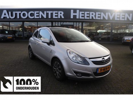 Opel Corsa - 1.2-16V Cosmo 50 procent deal 2.475, - ACTIE Pano dak / Airco / Trekhaak / 16'' LMV / C - 1