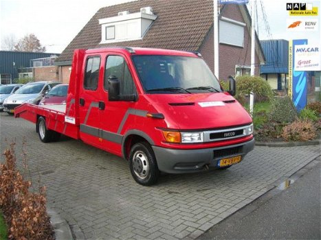 Iveco Daily - 50C 50C15D EURO 3 oprijwagen met dubbele cabine en luchtvering op de achteras - 1