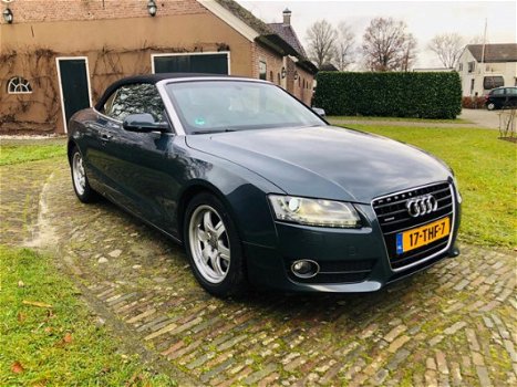 Audi A5 Cabriolet - 3.0 TDI quattro Pro Line -LEER-NAVI-XENON-TREKH-VOLLE AUTO-zomer/winterset - 1