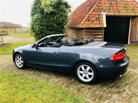 Audi A5 Cabriolet - 3.0 TDI quattro Pro Line -LEER-NAVI-XENON-TREKH-VOLLE AUTO-zomer/winterset - 1