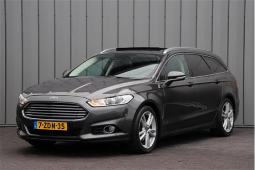 Ford Mondeo Wagon - 2.0 TDCi 150PK Titanium Clima Navi Panoramadak Stoelverw. 2015 - 1