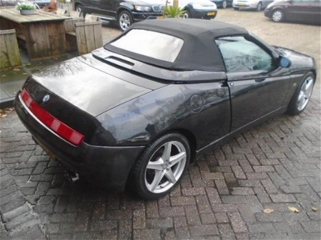 Alfa Romeo Spider - 3.0-12V V6 L cabrio, bj97, leer, airco, enz, mooi, rijd goed, 175dkm, nap, apk 2 - 1