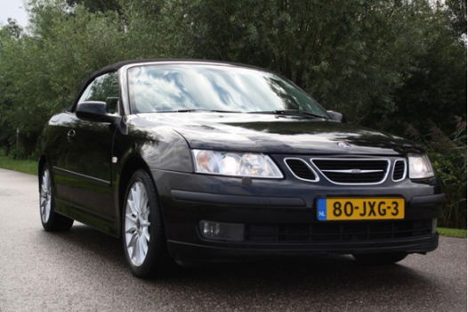 Saab 9-3 Cabrio - 1.9 TiD Linear LEDER-INT / AIRCO / GROOT NAVI / GOED ONDERHOUDEN - 1