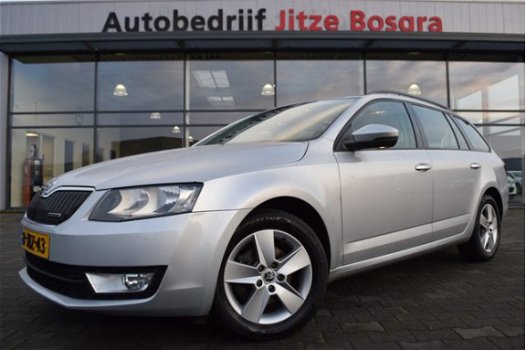 Skoda Octavia Combi - 1.6 TDi Greenline Businessline ECC, Full Map Navi, Trekhaak, Dealer Onderhoude - 1