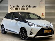 Toyota Yaris - 1.5 Hybrid Bi-Tone Navigatie, Climate, Cruise c. Dealer onderhouden, LED verlichting,