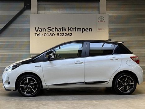 Toyota Yaris - 1.5 Hybrid Bi-Tone Navigatie, Climate, Cruise c. Dealer onderhouden, LED verlichting, - 1