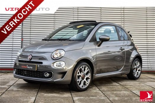 Fiat 500 C - C 80 TWINAIR TURBO SPORT CABRIO - AIRCO - NAVIGATIE - DAB - BLUETOOTH - 16'' LMVELGEN - - 1