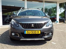 Peugeot 2008 - 1.2 130pk Puretech Allure | Zwart Leder + Stoelverw. | Panodak | Navi | DAB+ | PDC v+