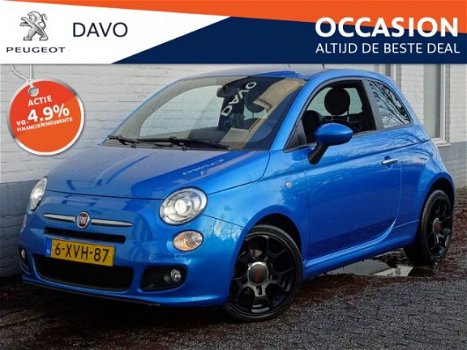 Fiat 500 - 0.9 80pk Twinair Turbo 500S Navigatie Leder Cruise Control Climate Control - 1