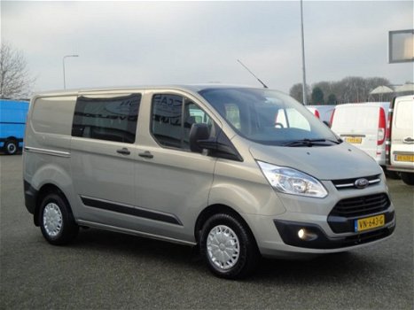 Ford Transit Custom - 2.2 TDCI 92KW 125PK DC DUBBELE CABINE AIRCO/ CRUISE CONTROL/ NAV - 1