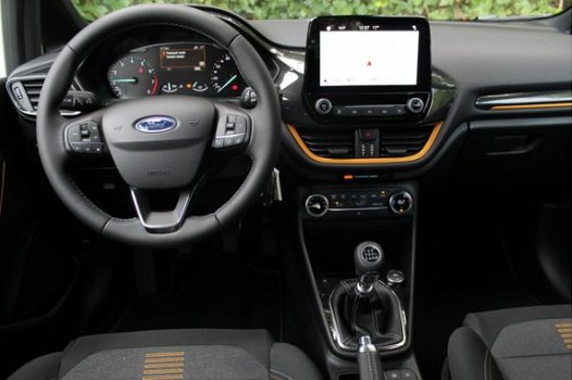Ford Fiesta - 1.0EB 100PK ACTIVE 5D | NAVI | CLIMA | B&O AUDIO | PRIVACY GLASS | DAKRAILS ZWART | PA - 1