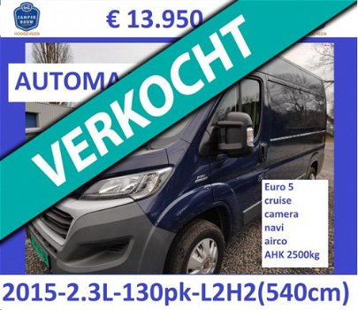 Fiat Ducato - 2015 AUTOMAAT L2H2 cruise navi airco - 1