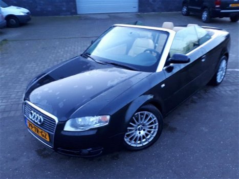 Audi A4 Cabriolet - 1.8 Turbo Pro Line FULL OPTION/LEER /AUTOMAAT/NAP/APK/AIRCO/NAVI/STOELVERWARMING - 1