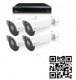 Beveiligingscamera set 4 x Bullet camera 5MP 2K HD – Draadloos - 1 - Thumbnail