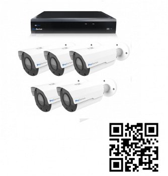 Beveiligingscamera set 5 x Bullet camera 5MP 2K HD – Draadloos - 1