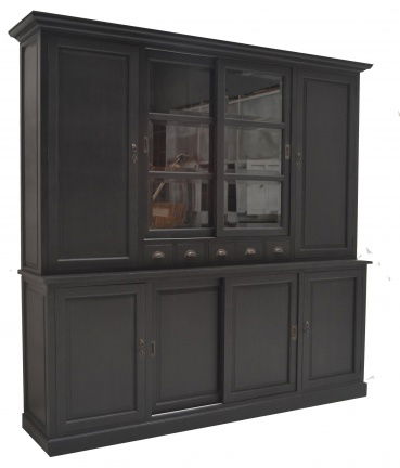 Buffetkast Gieten zwart - zwart 240 x 50/40 x 230cm - nr. 1